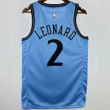 2025 Clippers LEONARD #2 Blue NBA Jerseys