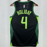 2025 Celtics HOLIDAY #4 Black City Edition NBA Jerseys
