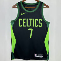 2025 Celtics BROWN #7 Black City Edition NBA Jerseys