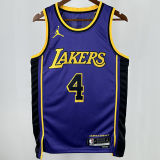 2025 Lakers KNECHT#4 City Edition NBA Jerseys