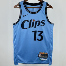 2025 Clippers GEORGE #13 Blue NBA Jerseys