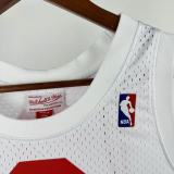 2003/04 76ers IVERSON #3 Red White Retro NBA Jerseys 热压