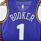 2025 Suns BOOKER #1 Purple City Edition NBA Jerseys