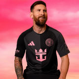MESSI #10 Inter Miami 1:1 Quality Away Black Fans Jersey 2025/26