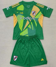2024/25 River Plate Green GK Kids Soccer Jersey