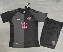 2025/26 Inter Miami Away Black Kids Soccer Jersey
