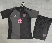 2025/26 Inter Miami Away Black Kids Soccer Jersey