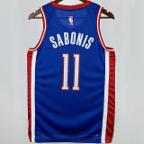 2025 Kings SABONIS #11 Purple City Edition NBA Jerseys 热压
