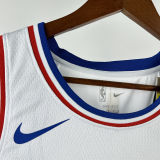 2025 76ers GEORGEG #8 White City Edition NBA Jerseys 热压