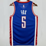 2025 Kings FOX #5 Purple City Edition NBA Jerseys 热压