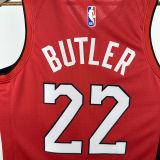 2025 Miami Heat BUTLER #22 Red City Edition NBA Jerseys 热压