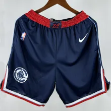 2025 clippers Blue NBA Cotton Pants