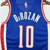 2025 Kings DEROZAN #10 Purple City Edition NBA Jerseys 热压