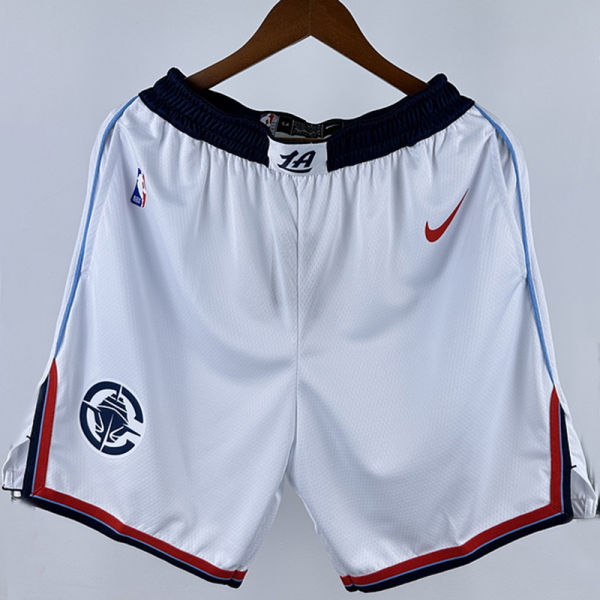 2025 clippers White NBA Cotton Pants