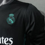 2017/18 RM Away Retro Player Version Long Sleeve Jersey 球员版