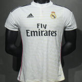 2014/15 RM Home White Retro Player Version Soccer Jersey 球员版