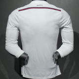 2014/15 RM Home White Retro Player Version Long Sleeve Jersey 球员版