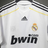 2009/10 RM White Home Retro Player Version Soccer Jersey 球员版