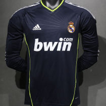 2010/11 RM Away Black Retro Long Sleeve Player Version Jersey 球员版