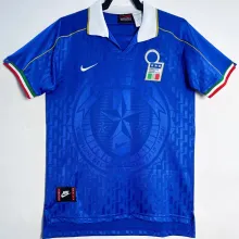 1995 Italy Home Blue Retro Soccer Jersey