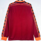 1998/99 Roma Red Home Retro Long SLeeve Soccer Jersey