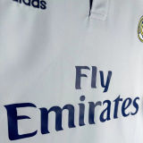 2016/17 RM White Home Retro Long Sleeve Soccer Jersey