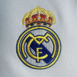 2016/17 RM White Home Retro Long Sleeve Soccer Jersey