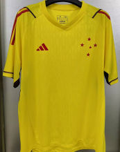 2025 Cruzeiro Limited Edition Goalkeeper Yellow Soccer Jersey