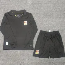 2025 AC Milan 125Th Anniversary Goalkeeper Long Sleeve KIds Soccer Jersey