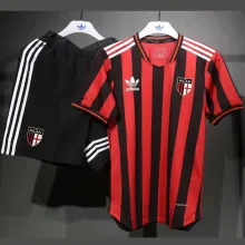 2025 AC Home Retro Style Player Version Suit Soccer Jersey （A Set）套装