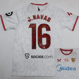J. NAVAS # 16 Sevilla FC Home White Fans Soccer Jersey 2024/25 全广告 切图