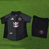 2025/26 Inter Miami Away Black Player Version Kids Jersey 球员版童装