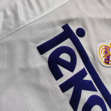 1997/98 RM White Home Retro Long Sleeve Soccer Jersey