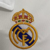 2002/03 RM Home White Retro Long Sleeve Soccer Jersey