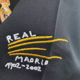 2002/03 RM Away Black Retro Long Sleeve Soccer Jersey