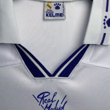 1994/96 RM White Home Retro Long Sleeve Soccer Jersey