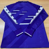 1994/96 RM Blue Away Retro Long Sleeve Soccer Jersey
