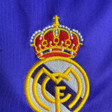 1994/96 RM Blue Away Retro Long Sleeve Soccer Jersey