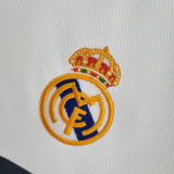 2000/01 RM Home White Retro Long Sleeve Soccer Jersey