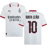 2024/25 AC Milan Away White Player Version Long Sleeve Soccer