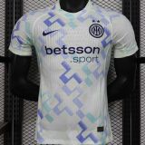 2025/26 In Milan Away White Player Version Soccer Jersey