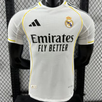 2025/26 RM Home White Player Version Soccer Jersey