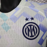 2025/26 In Milan Away White Player Version Soccer Jersey