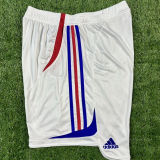 2006 France White Retro Shorts Pants