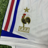 2006 France White Retro Shorts Pants