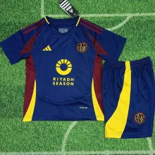 2024/25 Roma Third Kids Soccer Jersey