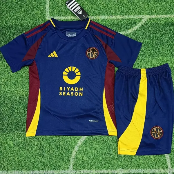 2024/25 Roma Third Kids Soccer Jersey