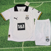 2024/25 BVB Third White Kids Soccer Jersey