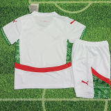 2025 Morocco Away White Kids Jersey