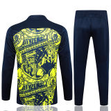 2025 Man City Fluorescent Green Kids Sweater Tracksuit 喷墨